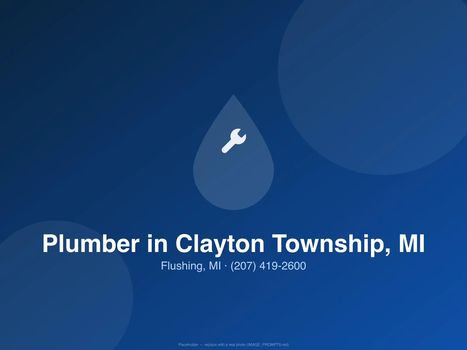 Plumber servicing a well and softener in a Clayton Township, MI home