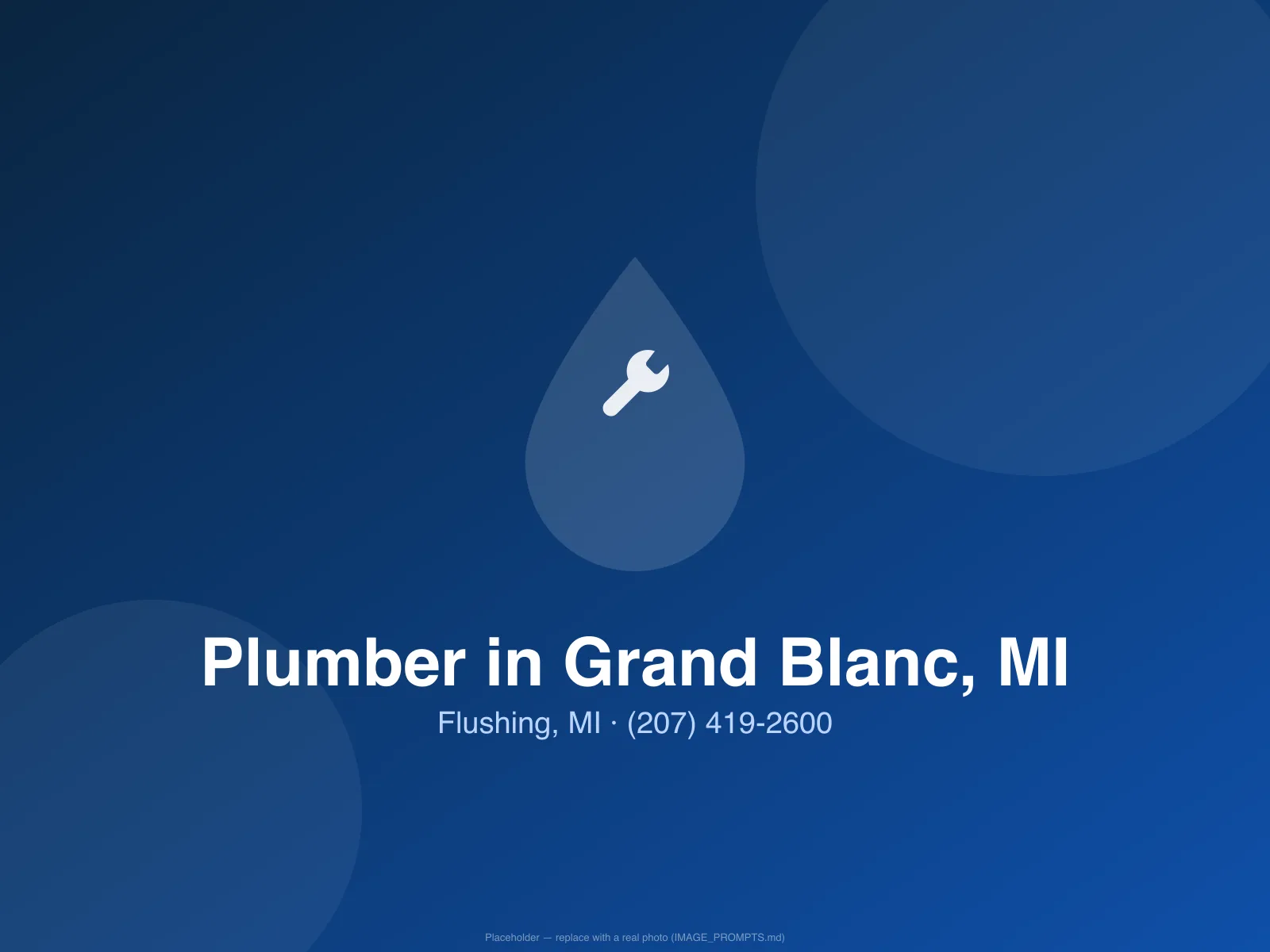 Plumber installing a tankless water heater in a Grand Blanc, MI home