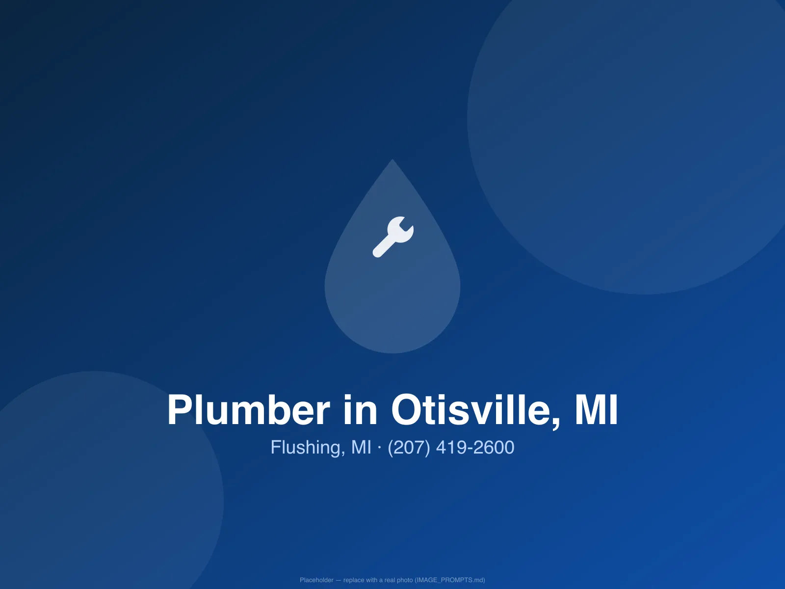 Plumber repairing a well pressure tank in a rural Otisville, MI home