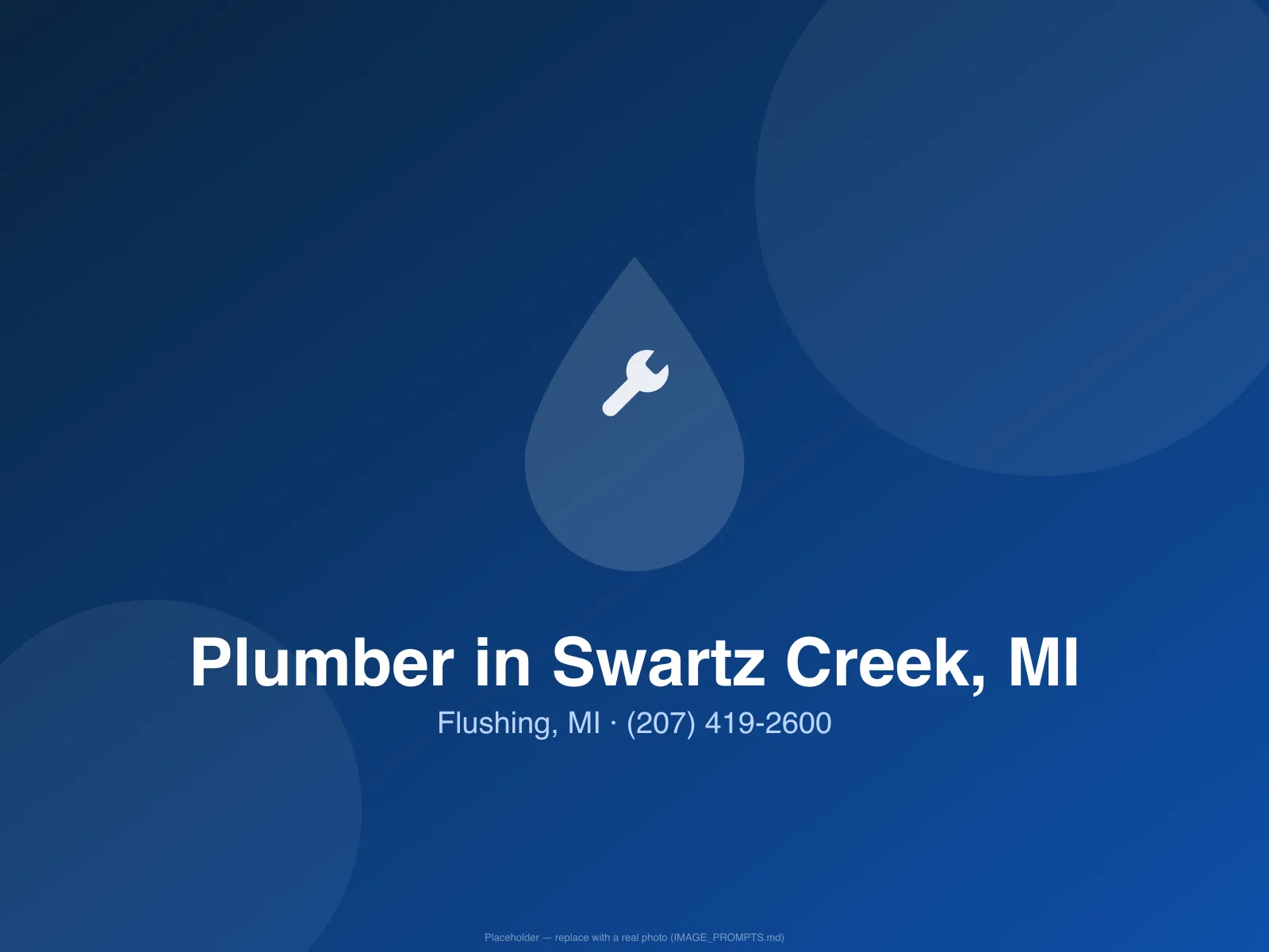 Technician installing a new water heater in a Swartz Creek, MI home